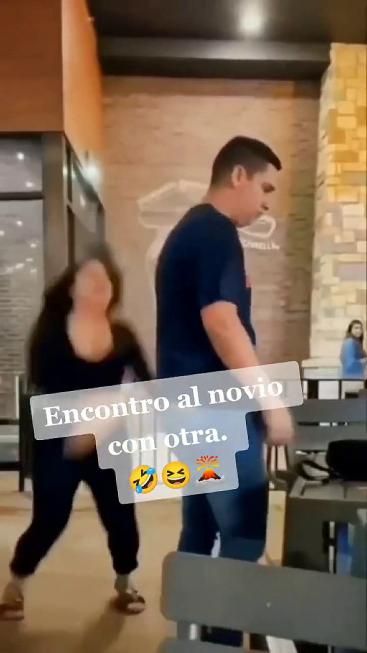 Una mujer encontró a su novio con la amante