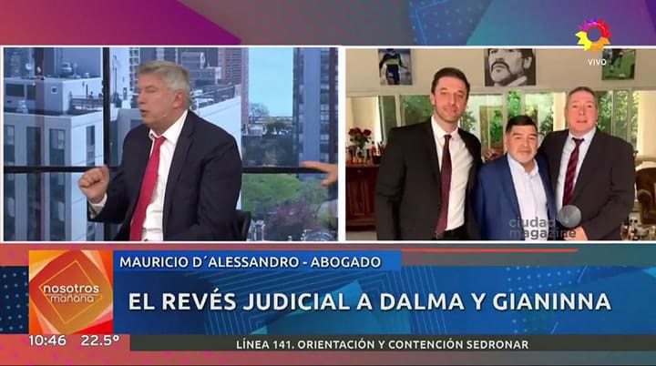 Mauricio D'Alessandro lanzó una dura frase sobre Claudia Villafañe por su relación con Diego Maradon