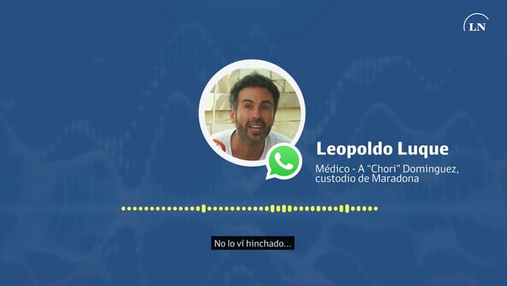 Leopoldo Luque a Chori Domínguez