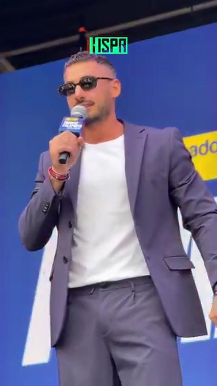 Nicolás Occhiato participó de la previa de la carrera de Franco Colapinto