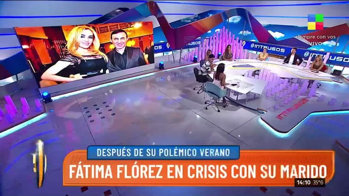 Después de 22 años juntos, Fátima Florez estaría atravesando una crisis con su marido