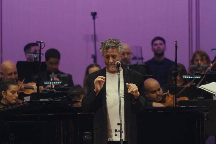 El recital sinfónico de Fito Páez en Rosario