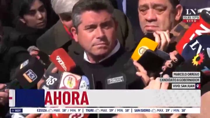 Marcelo Orrego, candidato a gobernador: 'Hubo algunas irregularidades, hicimos la denuncia'