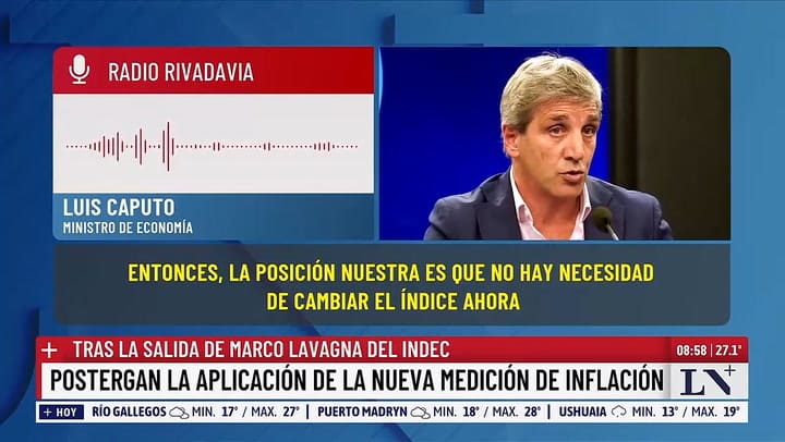 Postergan la aplicación de la nueva medición de la inflación