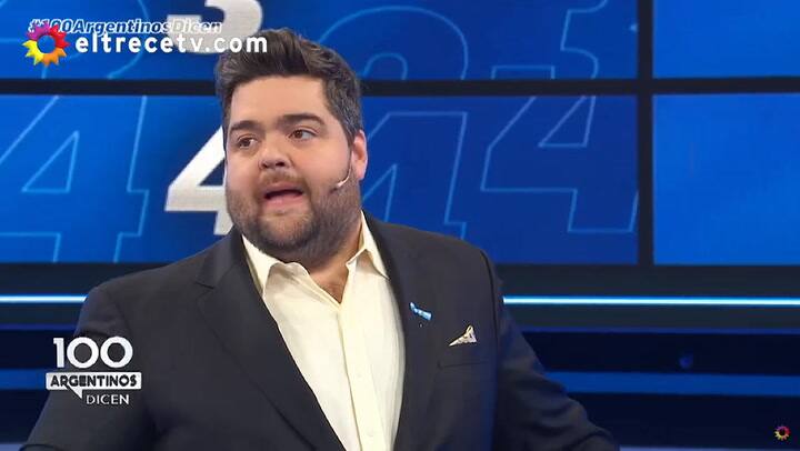 100 argentinos dicen: Darío Barassi confesó al aire sus dudas sobre la paternidad
