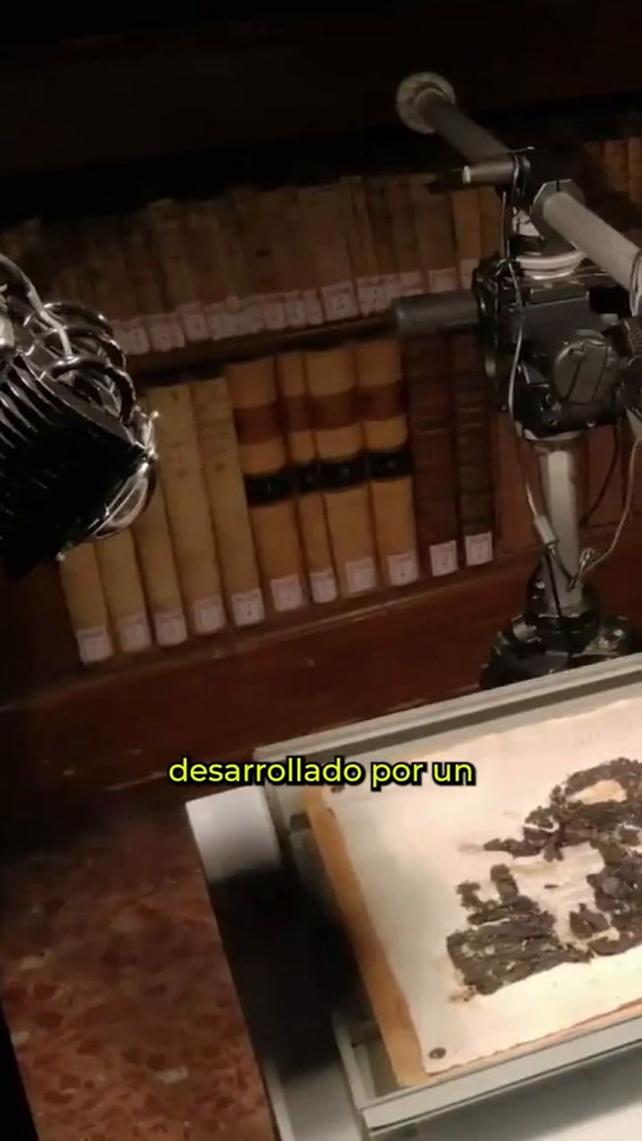 Los papiros de Herculano pudieron ser leídos a través de IA