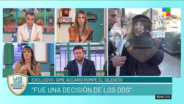 Gimena Accardi habló tras regresar a la Argentina