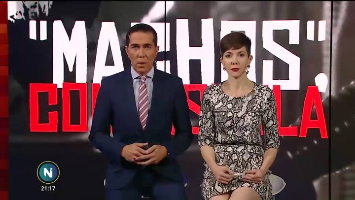 Machos con pistolas - Fuente: Telefé Noticias