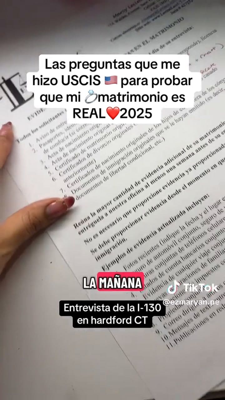 El oficial preguntó datos básicos sobre su relación, rutina y vivienda