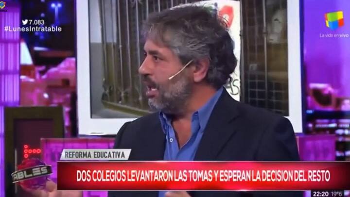 El cruce entre Diego Brancatelli y Adrián Menem por las tomas de colegios