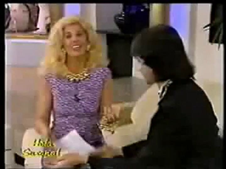 Camilo Sesto con Susana Giménez - Fuente: YouTube