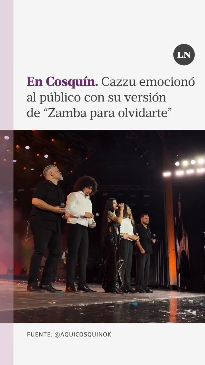 Festival de Cosquín: Cazzu emocionó el público con su versión de "Zamba para olvidarte"