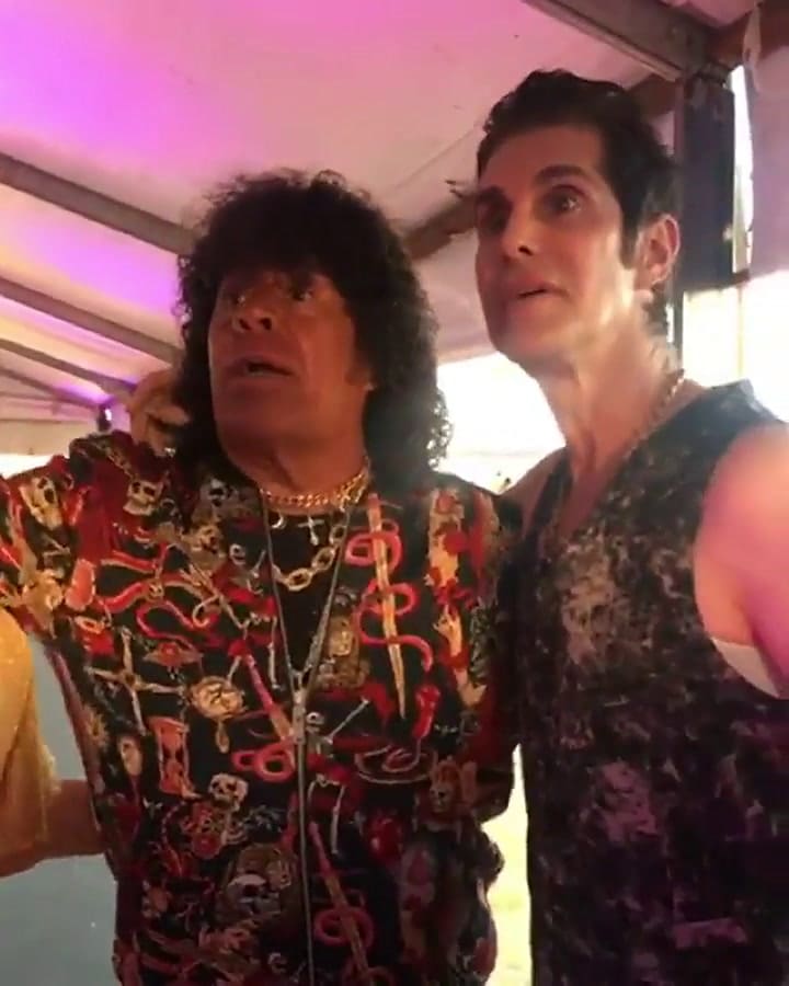 La reacción de La Mona Jiménez al conocer al creador del Lollapalooza - Fuente: Instagram