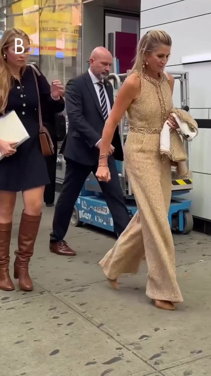 Los looks de la reina Máxima y la princesa Amalia en Nueva York