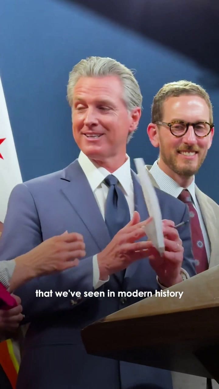 Newsom firmó un paquete de medidas