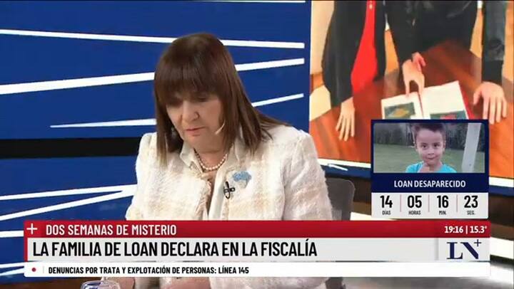 Patricia Bullrich Sobre El Caso Loan El Alerta Sofía Fue Lanzado Tarde