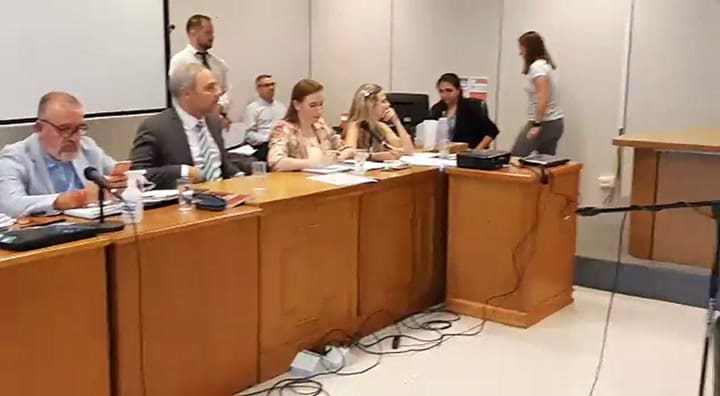 El comienzo de la segunda audiencia del juicio