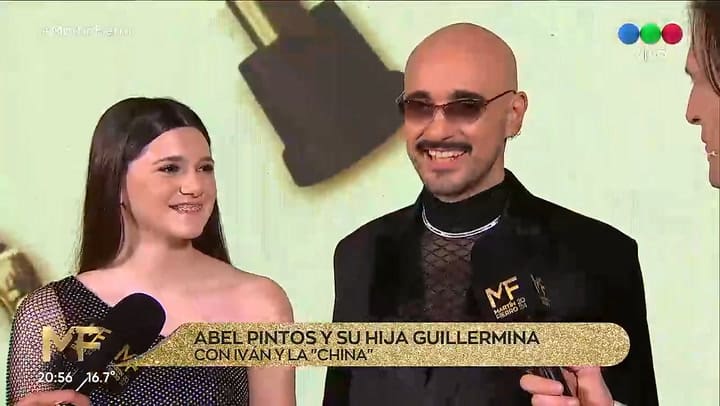 Abel Pintos llego a los MF con su hija y nadie puede creer cuanto crecio