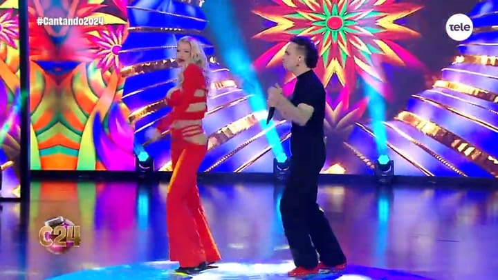 Cami Lattanzio y Gino Rodríguez en El Cantando 2024