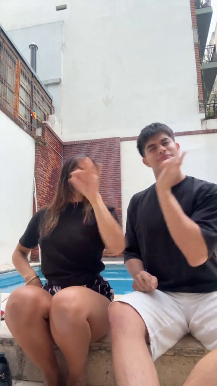 Agustín Monzón y Julieta Rossi deslumbran en TikTok