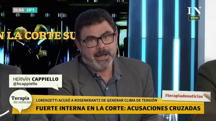 Fuerte interna en la corte: acusaciones cruzadas