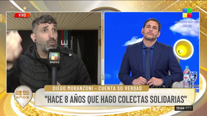 Diego Moranzoni habló en exclusiva con Intrusos
