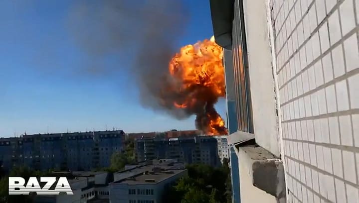 La explosión se produjo en una estación de gas en Novosibirsk