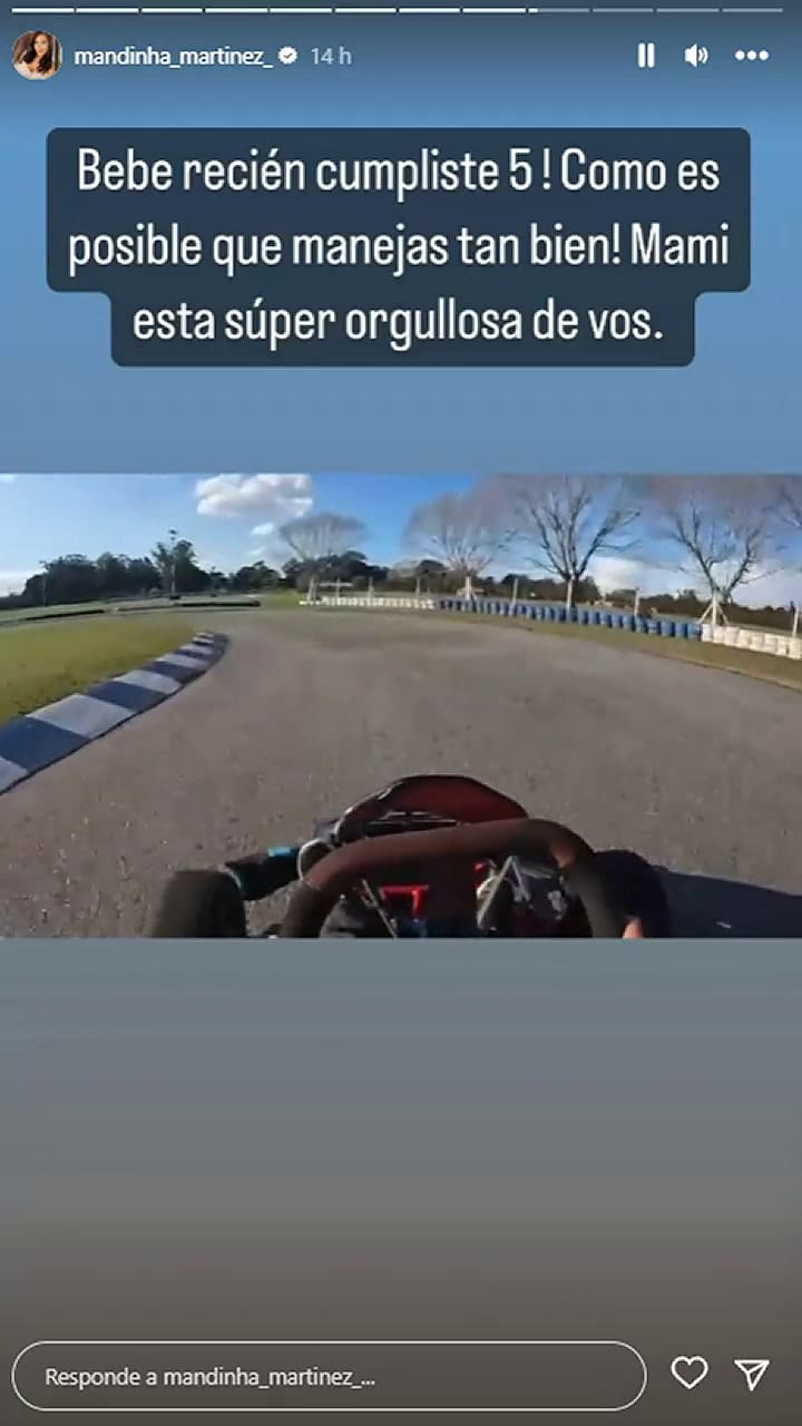 El inesperado deporte que practica el hijo de Dibu Martínez