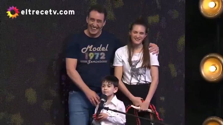 Rodrigo Vagoneta presentó a su familia en Bienvenidos a bordo