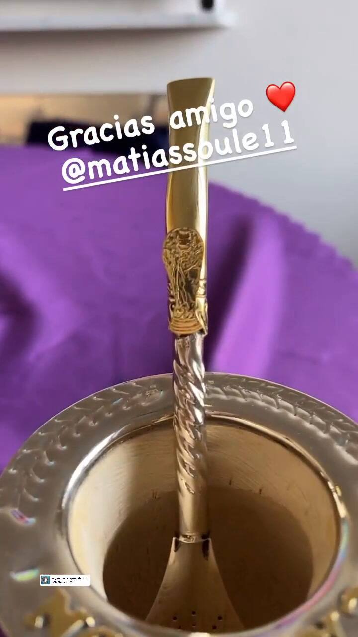 El mate de campeón del mundo que una promesa de la selección le regaló a Di María