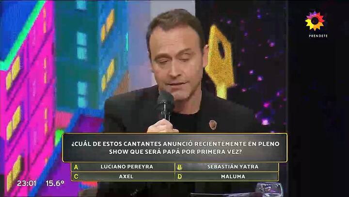 Luca se quedo con los 3 millones de pesos en Los 8 escalones de los 3 millones