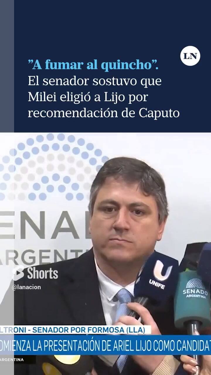 Francisco Paoltroni, El Senador Rebelde Que Desafía A Santiago Caputo Por La Nominación De Lijo