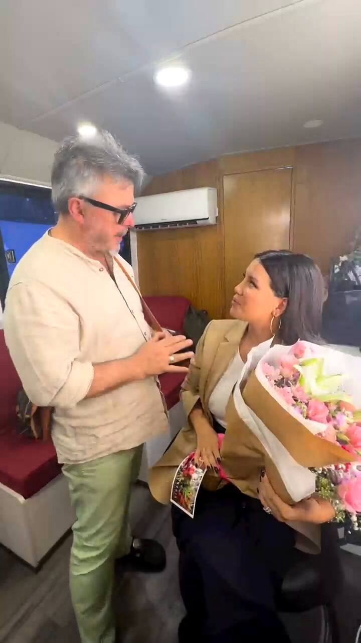 Donato De Santis le dio la bienvenida a Wanda Nara a Masterchef y su respuesta lo dejó sin palabras