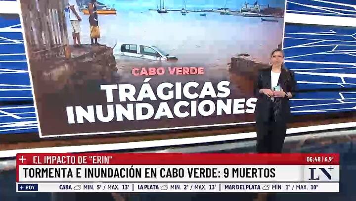 La tormenta tropical "Erin" arrasa con todo a su paso