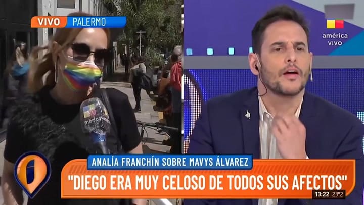 Analía Franchín dio detalles de la habitación que compartía Diego Maradona y Mavys Álvarez