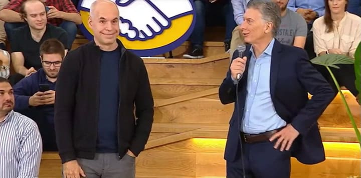 Macri visitó las nuevas oficinas y prometió un futuro 'muy bueno' - Fuente: Casa Rosada