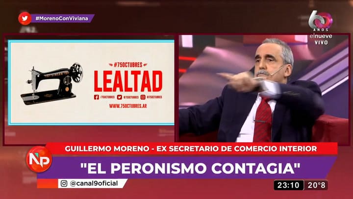 Guillermo Moreno sobre el 17O: “No es un acto del presidente” - Fuente: elnueve