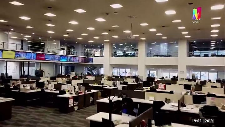 Así fue el regreso de Santo Biasatti a la televisión por la pantalla de NET TV