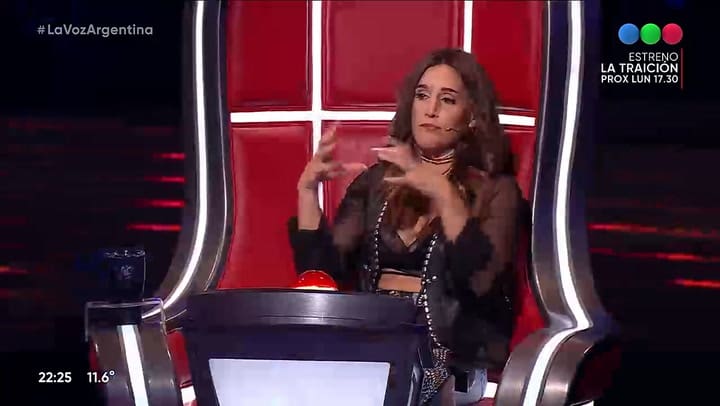La emocion de Soledad Pastorutti al escuchar los inicios de un participante de La Voz Argentina: "Me hiciste feliz"
