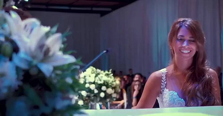 Antonela Roccuzzo recordó el tercer aniversario de su boda con Lionel Messi