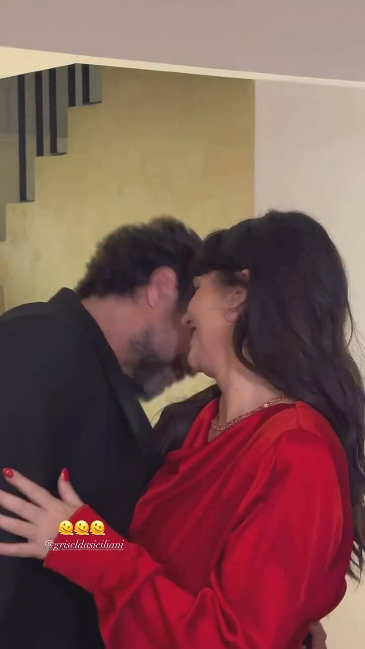 Griselda Siciliani y Luciano Castro llegaron más tarde a los Martín Fierro de Cine y Series e hicieron estallar los rumores