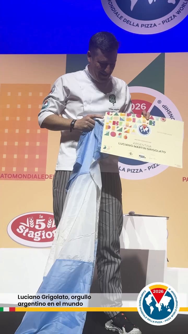 Luciano Grigolato también llevó la bandera argentina a lo más alto