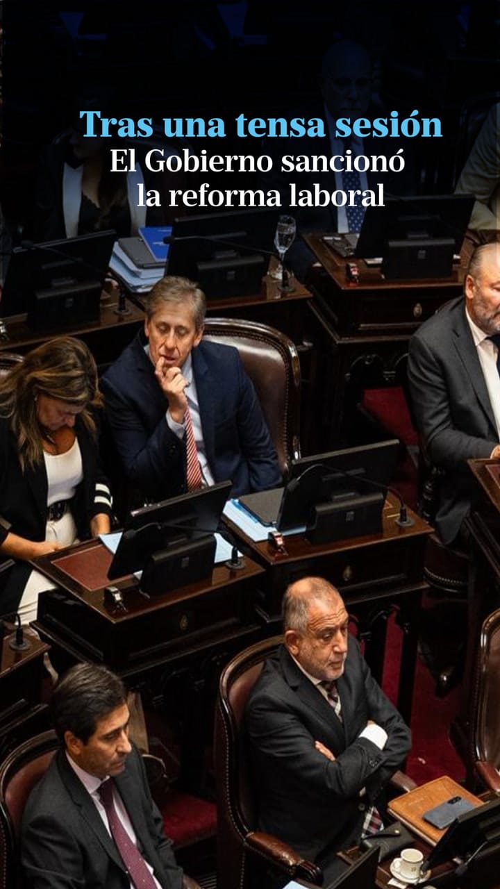 El Gobierno logró aprobar la reforma laboral tras un intenso debate en el Senado