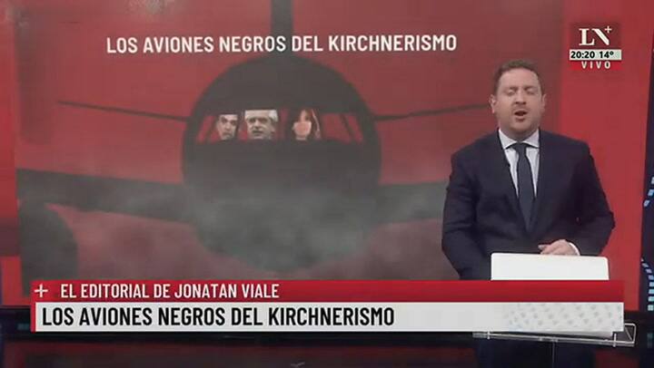 Los aviones negros del kirchnerismo. El editorial de Jonatan Viale.