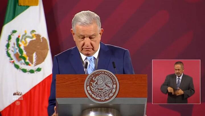 El presidente de México Andrés Manuel López Obrador habla de la inseguridad en el país