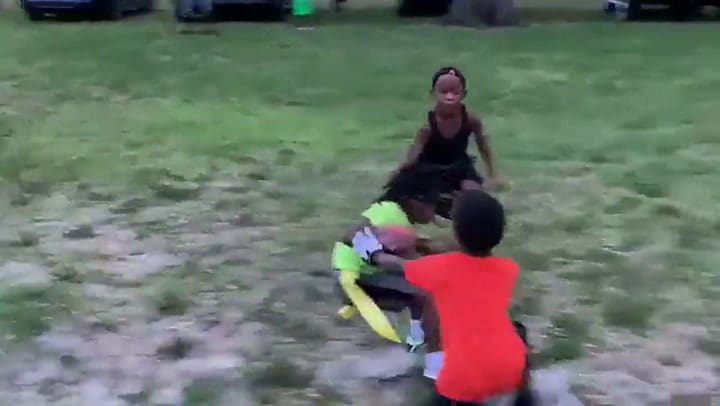 Rudolph Ingram, el niño de siete años que vuela en los 100 metros - Fuente: Instagram