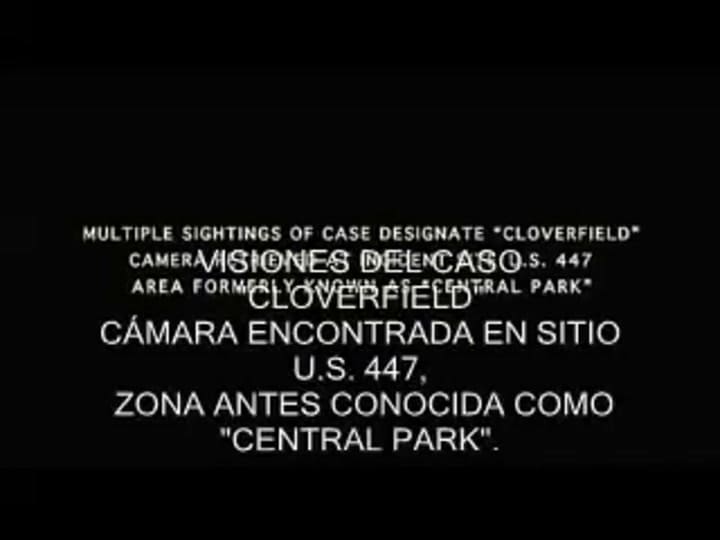 Cloverfield trailer - Fuente: YouTube