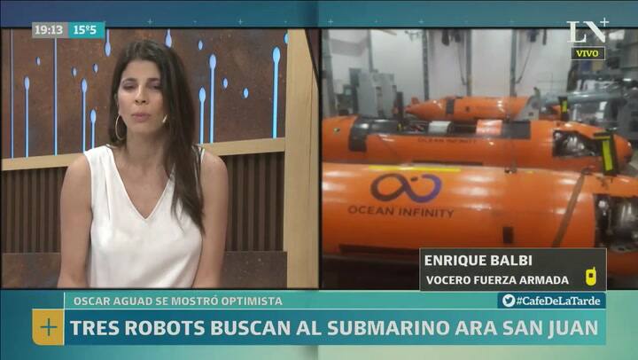 Enrique Balbi habló de los avances en la búsqueda del ARA San Juan