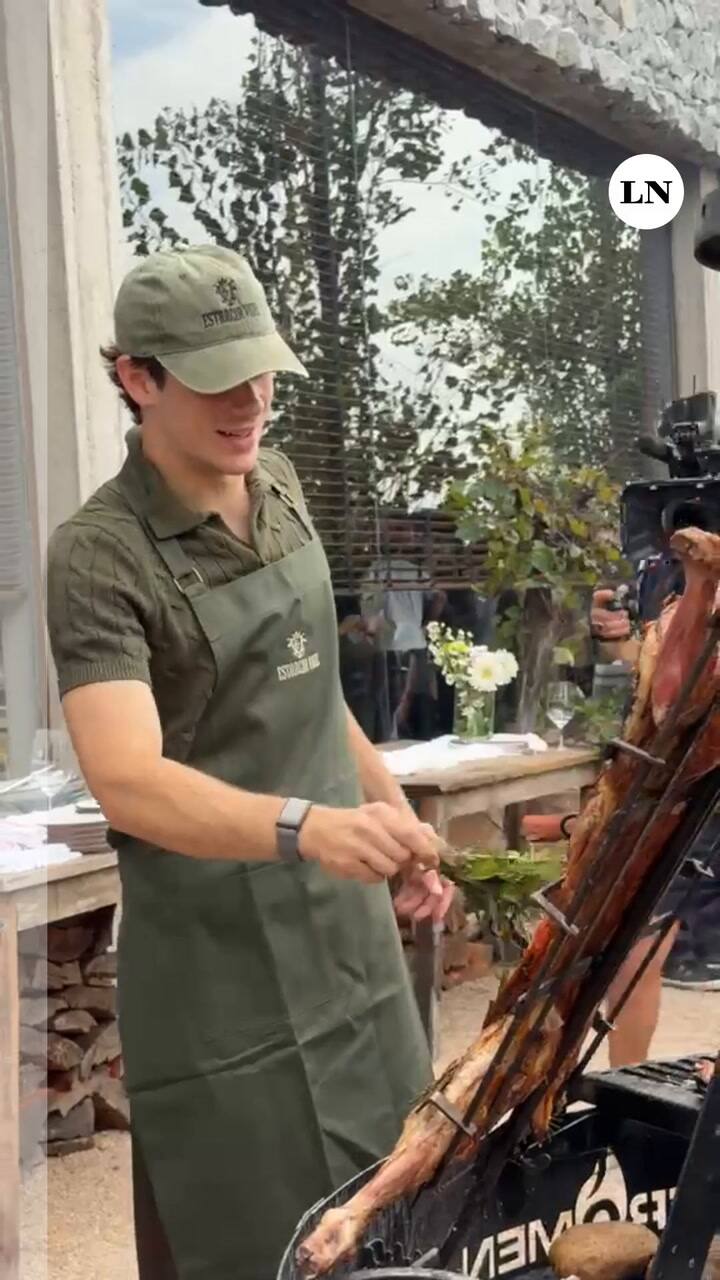 Franco Colapinto participó de un asado