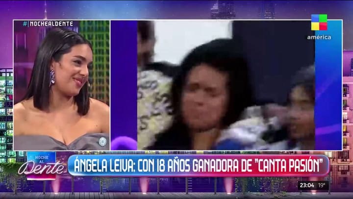 Ángela Leiva se emocionó al hablar de sus papás